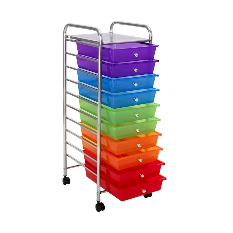 SEVILLE CLASSICS 10 DRAWER ORGANIZER CART IN BOX - Earl's Auction Company