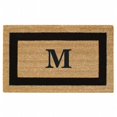 thumbnail image 1 of Nedia Home 33020M 36 x 20 in. SuperScraper Black Single Picture Frame Mat  Monogrammed M, 1 of 1