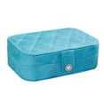 thumbnail image 1 of Organizador de caja de joyería de viaje, caja de joyería de viaje, mini caja de viaje de joyería, viaje de caja de joyería pequeña, caja de viaje de joyería, 16,5*11,5*5,5 cm, 1 of 5