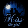 thumbnail image 2 of Women's The Little Mermaid Kiss Scene  Graphic T-Shirt, 2 of 4