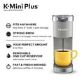 thumbnail image 2 of Keurig K-Mini Plus Studio Gris Cafetière à Portion Individuelle pour Dosettes K-Cup, 2 of 5
