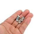thumbnail image 4 of Unique Bargains 8mm Spacer Beads, 100pcs Bead Spacers Rhinestone Round Bulk Beads for Jewelry Making, Blue, 4 of 5