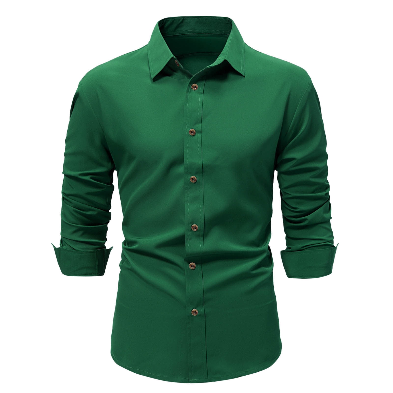 G-Style USA Men's Regular Fit Long Sleeve Solid Color Dress Shirts - Green - 1X - 17-17.5 - 34-35 - Walmart.com G-Style USA Men's Regular Fit Long Sleeve Solid Color Dress Shirts - Green - 1X - 17-17.5 - 34-35 - Walmart.com