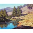 thumbnail image 2 of Gercken, Graham 32x26 Black Ornate Wood Framed with Double Matting Museum Art Print Titled - Summer Coxs River Australia, 2 of 4