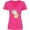 Cyber Pink, variant on Inktastic Teacup Unicorn Women's V-Neck T-Shirt