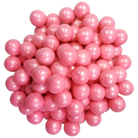 Light Pink Pearl Gumballs half Inch-2 Pound Bulk Bag For Baby Showers And Gender Reveal Parties