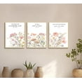 thumbnail image 4 of FCCUYE 3pcs Abstract Boho Floral Wall Art Vibrant Canvas Posters and Prints Modern Flower Paintings Pictures Artistic Wall Decor for Bedroom Living Room Office and Dorm Decoration Unframed, 4 of 6