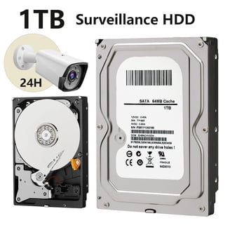 未使用 Western Digital WD10PURZ 1TB HDD Western Digital 1TB WD Purple Surveillance HDD, Internal Hard