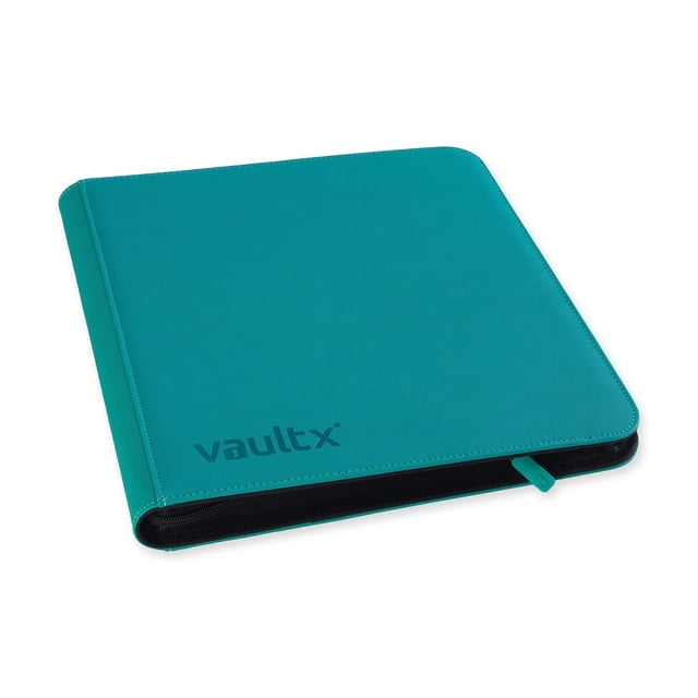 Carpeta coleccionable Vault X Premium Exo-Tec XL con cremallera, color verde azulado