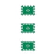 thumbnail image 3 of Manteles individuales Cateissary tapete de comedor verde Type1 NO1, 3 of 6