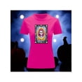 thumbnail image 1 of Playera Blusa Con Impresion De El Retrato De Loteria Dia De Muertos Tradicion Mexicana Color Fucsia Talla Mediana Marca Emil SaEs, 1 of 4