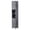Gray, variant on Hassch Narrow Bathroom Floor Cabinet, 67 Inch Tall Storage Organizer with Open Compartment, 2 Fluted Doors and Adjustable Shelves, for Small Spaces, Gray
