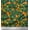 Dark Teal Green, variant on Soimoi Velvet Fabric Leaves,Floral & Pumpkin Vegetable Printed Fabric 1 Yard 58 Inch Wide