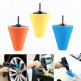 thumbnail image 5 of 3*Car Buffing Polishing Sponge Pads Kit Foam Cone Polishing Wheel for Drill, 5 of 9