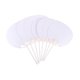 thumbnail image 1 of 8Pcs DIY Painting Fan Blank Hand Fan Drawing Toy Educational Plaything (White), 1 of 3