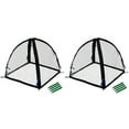 thumbnail image 3 of NuVue Products 32103 Pop-Up Garden Netting Pest Guard Mesh Plant Cover Tents for Pest and Animal Control, Pack of 2, Black, 36" x 36" x 38", 3 of 6