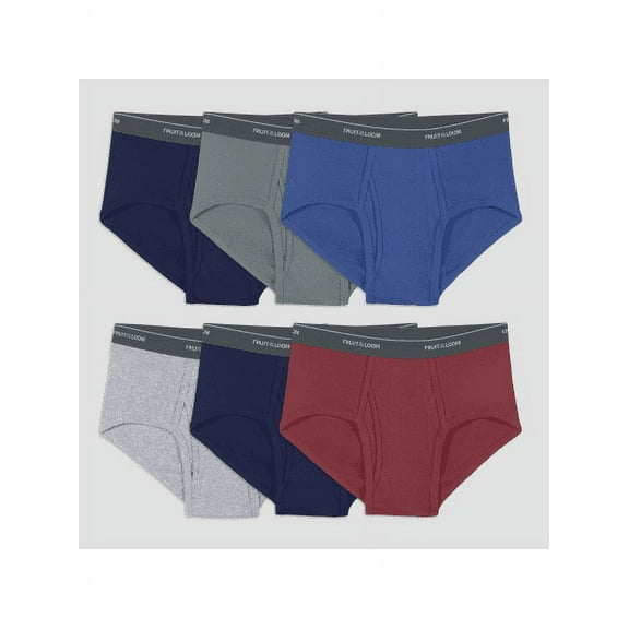 Men'S 6 Pack Fashion Briefs -? Assorted