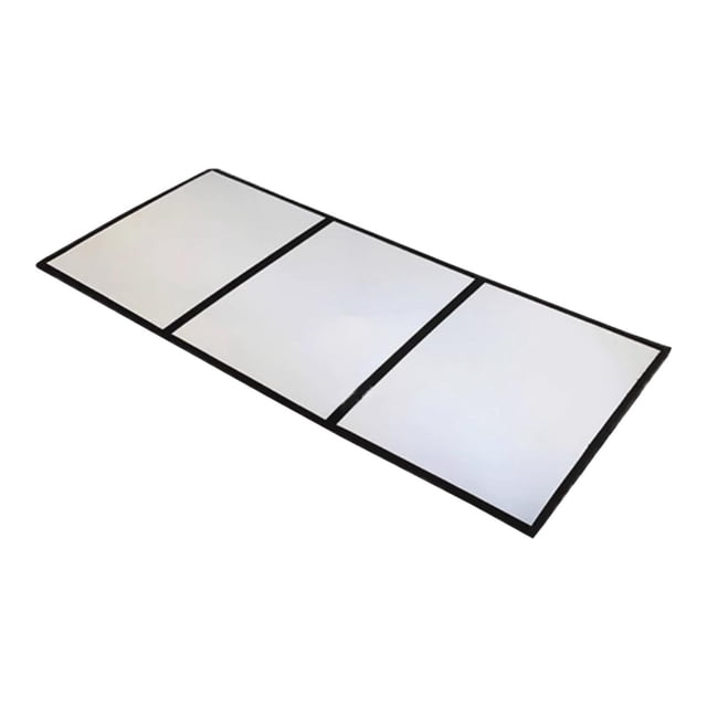 Espejo de mago de 3 vías para trucos, actuaciones en el escenario, fiestas, herramienta única, juegos de práctica, accesorios de entrenamiento para Plegado 21cmx28cmx0.9cm