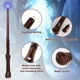 thumbnail image 3 of Glowing Magic Wizard Wand Sound Lighting Toy Stick for Kids Girls Boys Party Cos, 3 of 5