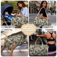 thumbnail image 4 of Garronmavis Camo Duck Print Large Quilted Duffle Bag Lightweight Weekender Bag Overnight Carry On Bag with Luggage Sleeve for Travel, Gym, 4 of 7