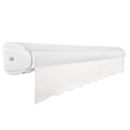 thumbnail image 2 of Awntech 18 Ft Key West Right Motorized Heavy Duty Patio Retractable Awning with Cassette (216in x 9.38in x 120in), White, 2 of 7