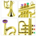 thumbnail image 5 of KAKOWELY 1Pc Imitation Musical Instrument Toy Trumpet Toy Early Instruments Learning Tool,13.19"X4.33"X3.54", 5 of 5