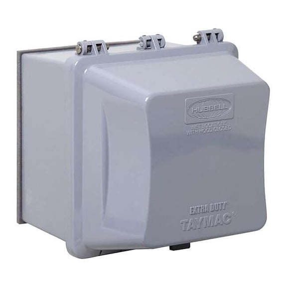 Taymac 2 -Gang Vertical Weatherproof Cover, ,Polycarbonate MM7420G