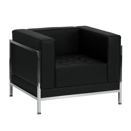 UPC: 0847254017527 | Flash Furniture HERCULES Imagination Series Contemporary Black LeatherSoft Chair with Encasing Frame