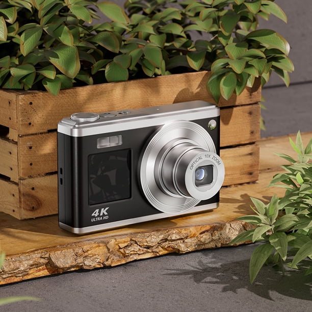 Cámara digital 4K HD Cámara digital óptica Pantalla de 64 millones Cámara de belleza para selfies Toma una foto