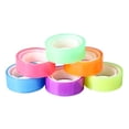 thumbnail image 1 of 6 Rollos de Cinta para Estudiantes Material de Oficina Escolar Materiales de Estudio Proyectos de Manualidades para Niños Cinta Adhesiva para Etiquetar Decoración Aula y Enseñanza, 1 of 5