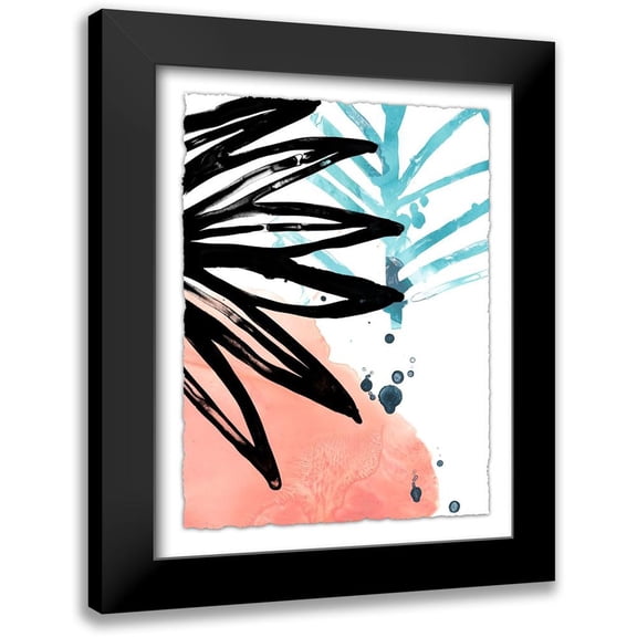 Vess, June Erica 12x14 Black Modern Framed Museum Art Print Titled - Tropical Moderne VII