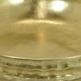 thumbnail image 3 of Round Tray with Hammered Accents, Vintage Details, 14 Inch Gold Resin, 3 of 5