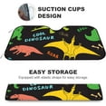thumbnail image 3 of GZHJMY Car Front Windshield Sunshade UV Heat Protection, Foldable Auto Windshield Sun Visor for SUV Sedan Cute Dinosaur Doodle, Car Sunscreen Blocks UV Rays Heat 51x27.5inch Keep Vehicle Cool, 3 of 5