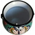thumbnail image 2 of Medium-Sized Paracho Mexican Colors Talavera Ceramic Garden Pot, 2 of 2