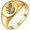 Gold, variant on Men Women Stainless Steel 12MM Classic Round Smooth Ethnic Style Phoenix Ring