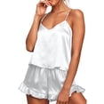 thumbnail image 4 of Conjunto de ropa de dormir de camisola,Conjunto de pijamas de camisola para mujer Conjunto de lencería de camisola Conjunto de pijamas de camisola Diseñado con precisión, 4 of 5