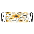 thumbnail image 7 of Yayeee Waist Apron with Pockets for Cooking Waterproof Half Server Aprons, White Watercolor Sunflowers, 7 of 7