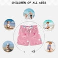 thumbnail image 6 of FORMRS Boys Swim Trunks Quick Dry Mesh Liner Boardshorts Sizes XS-XL, Love Connection, 6 of 7
