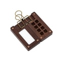 thumbnail image 2 of Paleta de acuarela portátil Caja de paletas de madera para pintura acrílica para pintores y 8 Rejillas con clip, 2 of 9