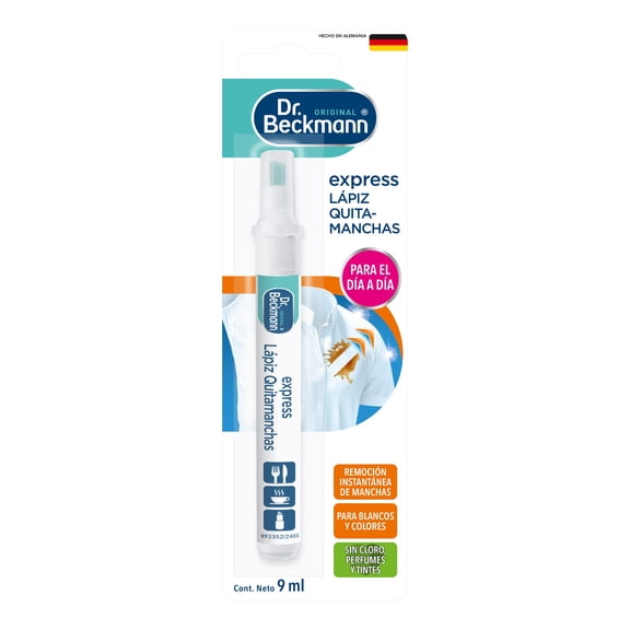 Lápiz quitamanchas Dr Beckmann express 9 ml