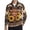 Aztec Highland Cattle Sunflower, variant on Turtle Lotus Flower Leaves Print 1/4 Zip Golf Shirts Pullover for Men Long Sleeve Outdoor Running Jackets Lightweight Quick Dry Sweatshirts Basic Gym Workout Jogging Exercise Tops, Size S