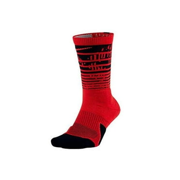 Nike Adult Unisex Elite 1.5 Basketball Crew Socks Red/Black 8-12 (M) 10-13 (W) SX7009-658