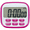 Violet, variant on JUANCHENG 24 Hour Digital Timer with LCD Display Countdown Clock for Multi-Purpose Count Up