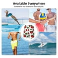 thumbnail image 6 of Balery Hand Drawn Strawberry Mens Swim Trunks Swim Shorts for Men Quick Dry Inseam Beach Shorts with Compression Liner Pocket-XX-Large, 6 of 9