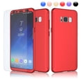 thumbnail image 1 of Étui pour Galaxy S8 Plus, Protecteur d'Écran pour Galaxy S8 Plus 6.2 Pouces, Étui Rigide Premium à Double Couche Fine avec Verre Trempé pour Galaxy S8 Plus (2017) SM-G955 -Rouge, 1 of 4