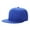 Blue, variant on Dress Choice Men Women Flat Bill Visor Classic Snapback Hat Adjustable Brim High Top End Trendy Color Style Plain Tone Baseball Cap for Daily Wear