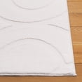 thumbnail image 4 of Safavieh Faux Rabbit Fur Alfonso Geometric Polyester Area Rug, Ivory, 8' x 10', 4 of 11