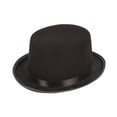thumbnail image 3 of Sombrero de copa negro, sombrero formal divertido para disfraz, accesorio para disfraz de cosplay 54cmx10cm, 3 of 9