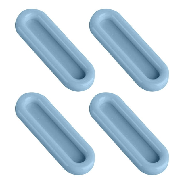Pompotops 4 Pieces Self-Stick Instant Cabinet Drawer Handle Helper Auxiliary Kitchen Cabinet Door Window Handle Sticker Convenient Opening Stick-On Handles Clearance