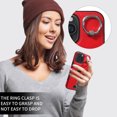 thumbnail image 4 of Case for iPhone 16 Pro Wallet with Credit Card Holder & Finger Ring Kickstand, Premium PU Leather Slim Cover Shockproof Scratch Resistant Full Protection Phone Case for iPhone 16 Pro, Red, 4 of 10